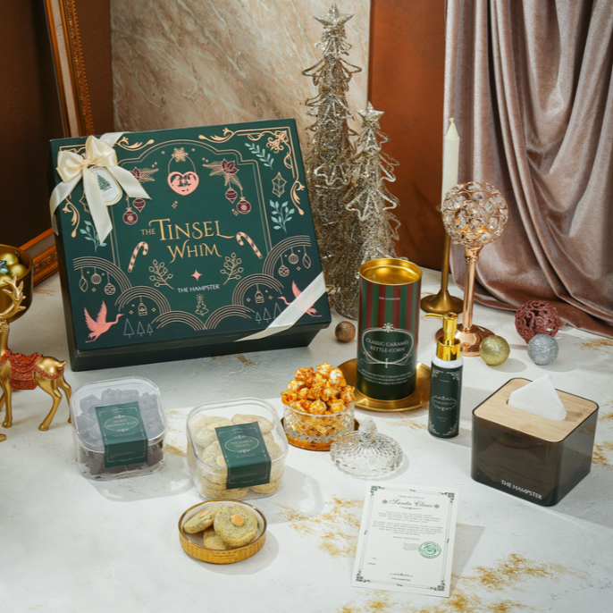 

THE TINSEL WHIM - CHRISTMAS HAMPERS 2024, HAMPERS NATAL | THE HAMPSTER