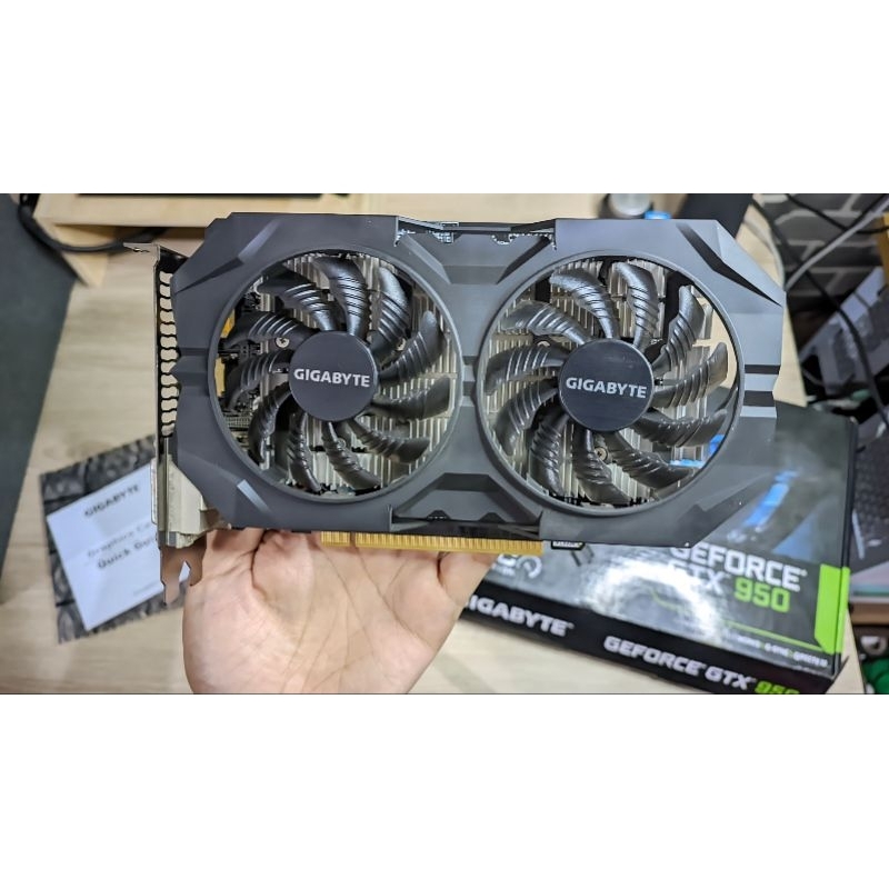Gigabyte GeForce GTX 950 WindForce 2X OC 2GB GDDR5 LikeNew Banget Istimewa OkeJoss