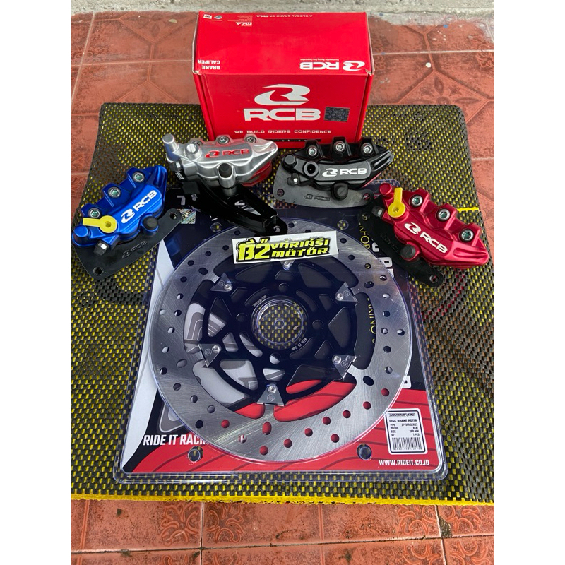 PAKET REM RCB S SERIES DISC 260mm HONDA BEAT SCOOPY VARIO125 VARIO150