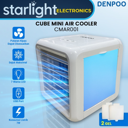 Mini Air Cooler DENPOO CMAR-001 / Mini Air Cooler Portable Cube
