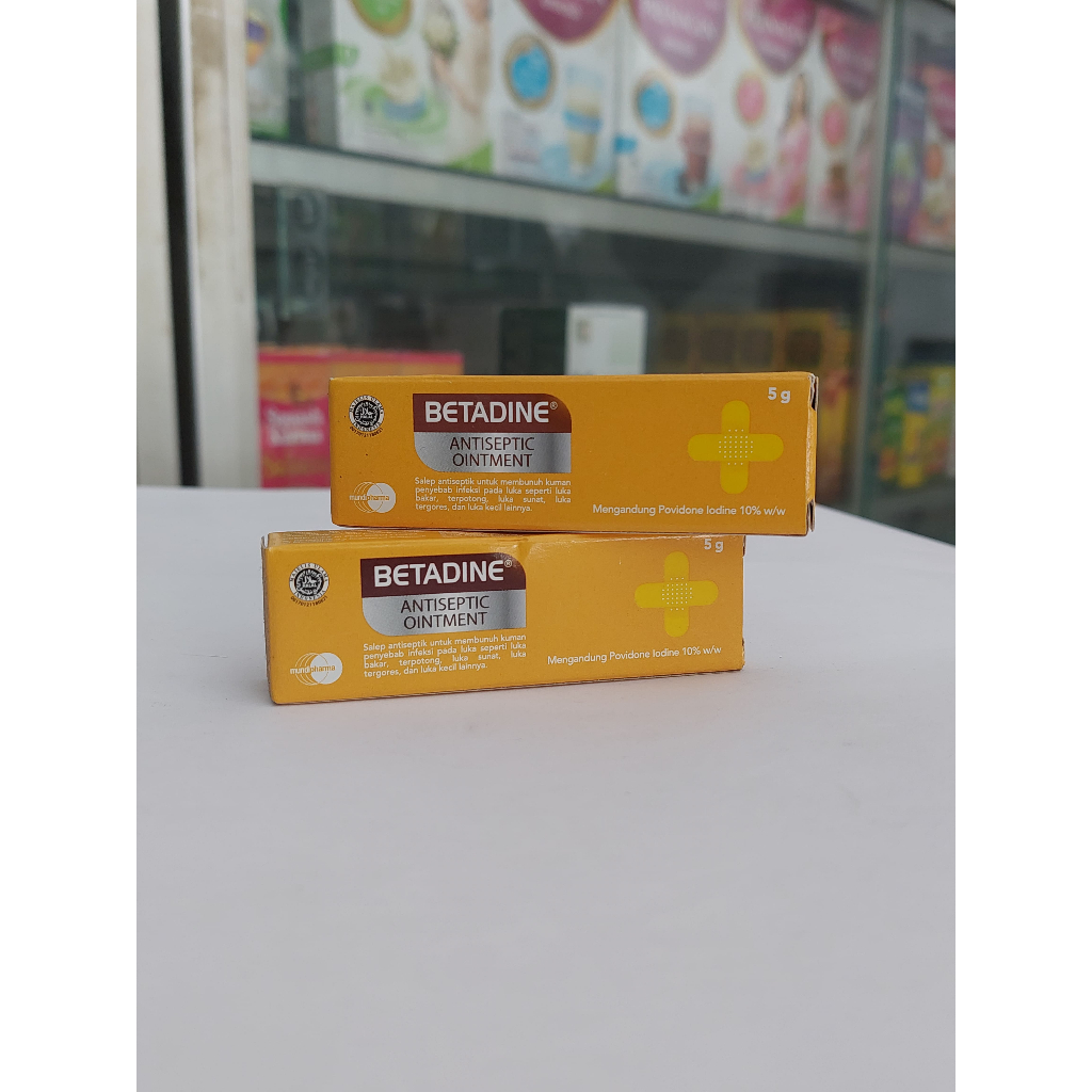 Betadin Antiseptic Ointment 5 g | Betadin Salep 5 g