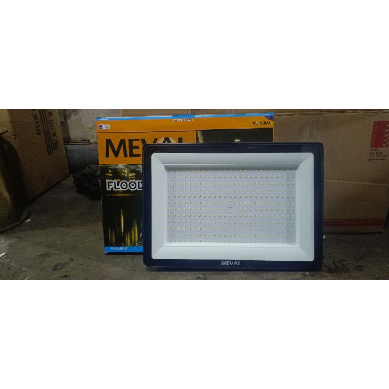 Meval Floodlight pro XF1-2HA 200W watt Putih ip66 22000 lumens 6500K Led Sorot Outdoor