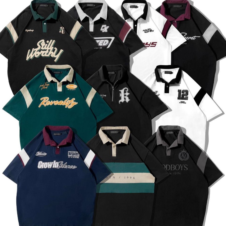 Sale Sekarang  VOLUME 1  OVERSIZE RUGBY SHIRT  BAJU RUGBY OVERSIZE