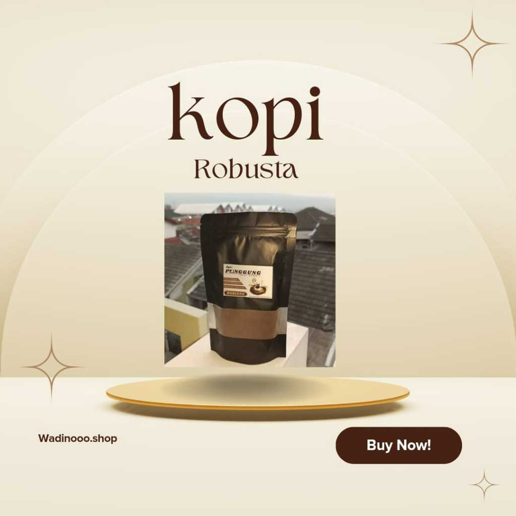 

Bubuk Kopi Panggung Robusta 250 gram cita rasa khas