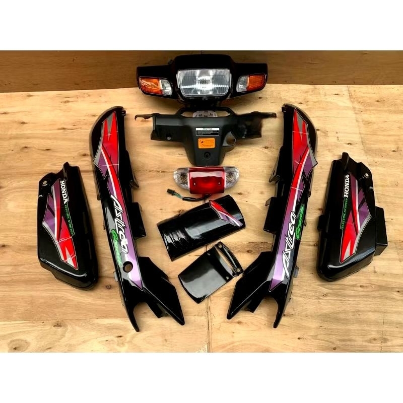 PAKET HEMAT cover body astrea grand sabit 94-97 set batok depan