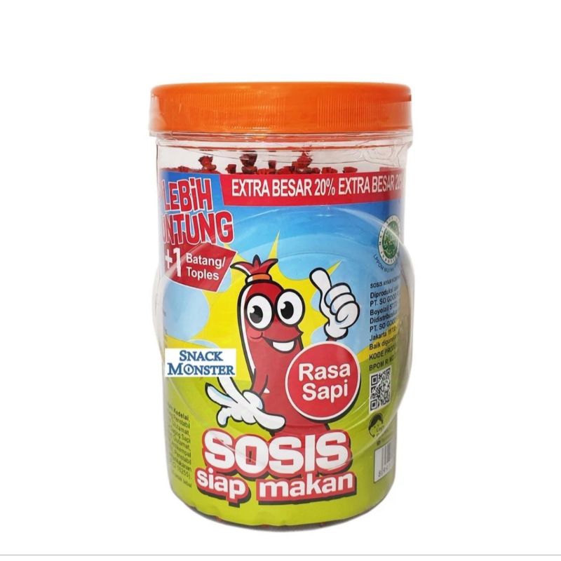 

Sosis So Nice Toples Rasa Sapi FREE Centong Nasi