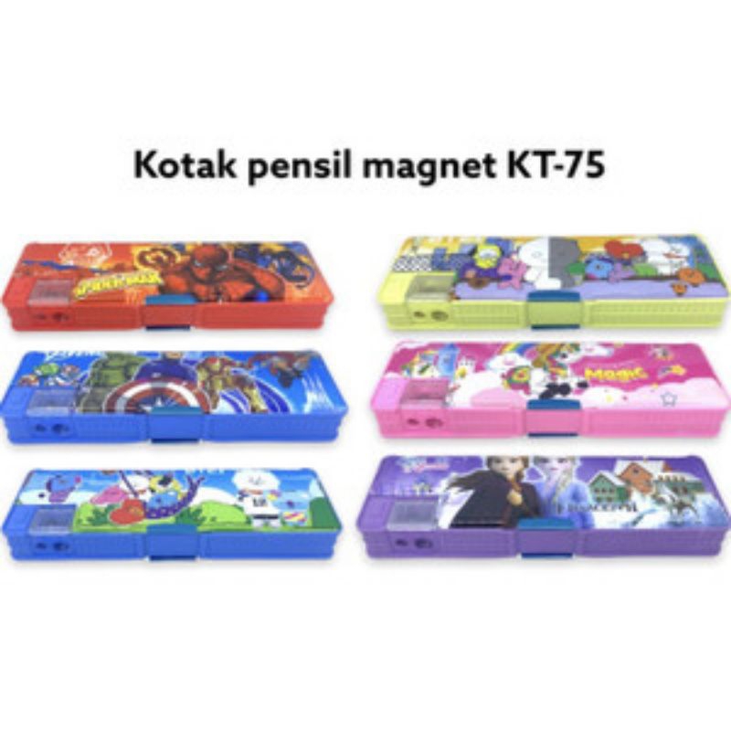 

kotak pensil magnet dua sisi