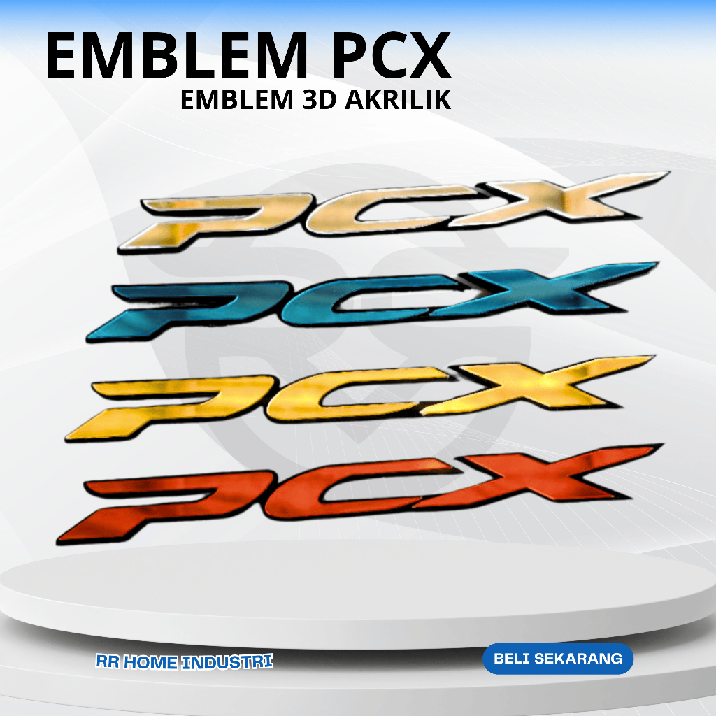 EMBLEM PCX LOGO PCX 3D EMBLEM MOTOR PCX