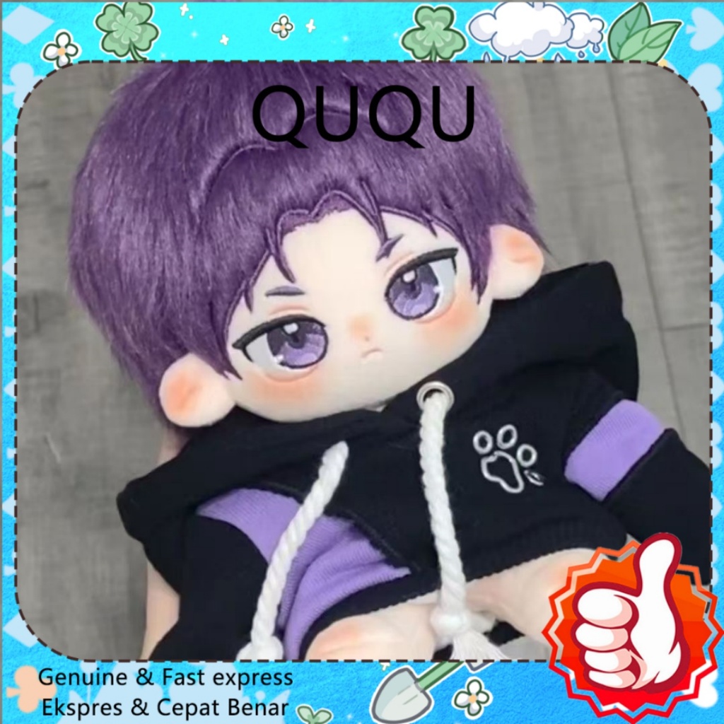 QUQU 20cm BLUE LOCK Reo Mikage Attribute Cotton Doll baju boneka 20cm Dress up doll