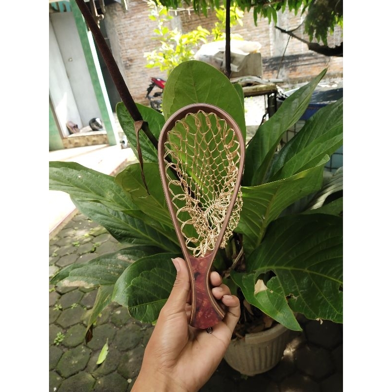 landing net fishing jaring kayu