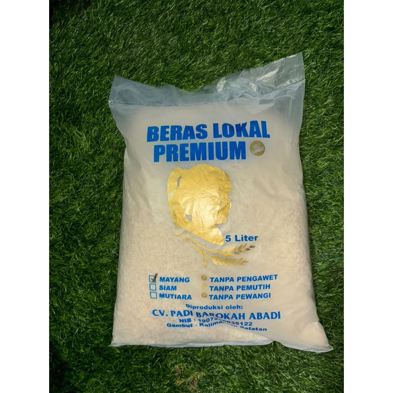 

BERAS MAYANG TOP PREMIUM DENGAN IZIN EDAR