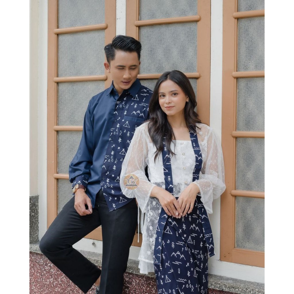 Kebaya couple moderen celia baju kutu baru rok lilit batik wisuda kondangan bridesmaid lamaran tunan