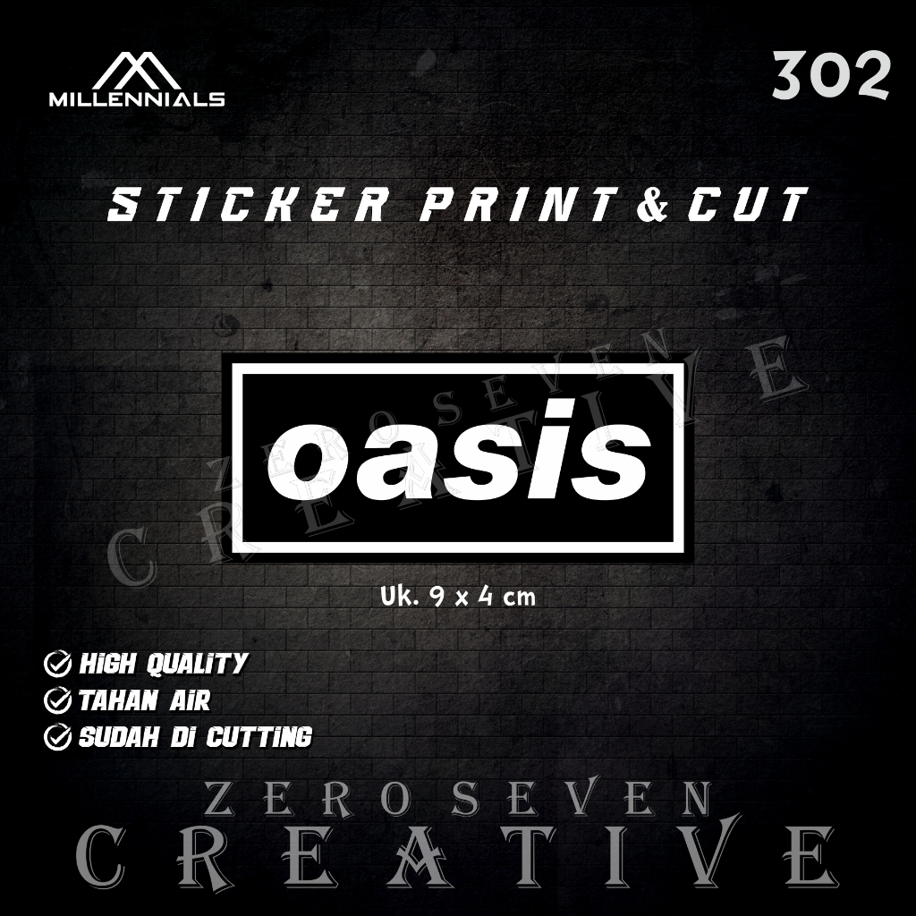 

STIKER OASIS / MUSIK BAND / STIKER MOTOR / LAPTOP / TUMBLER / AESTHETIC / VYNIL / ANTI AIR / PRINT & CUT