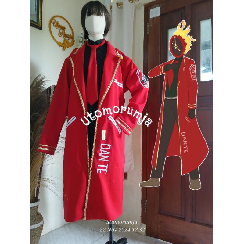 utomorumja kostum cosplay dan te dante from limbus company