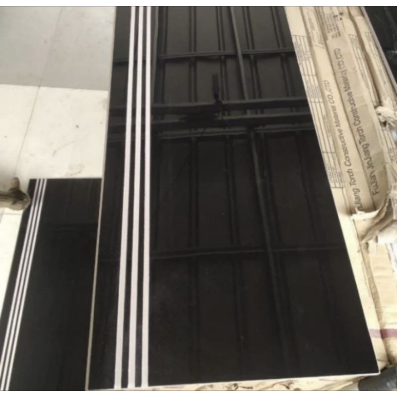 Granit tangga Hitam glossy custom ukuran request motif 30x120 30x100 pijakan tangga granit dinding g