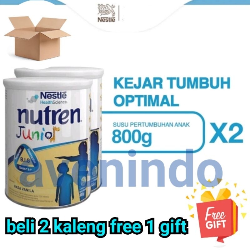 

Nutren Junior 800 gram 800gr susu pertumbuhan badan menambah berat badan anak 1-10 tahun