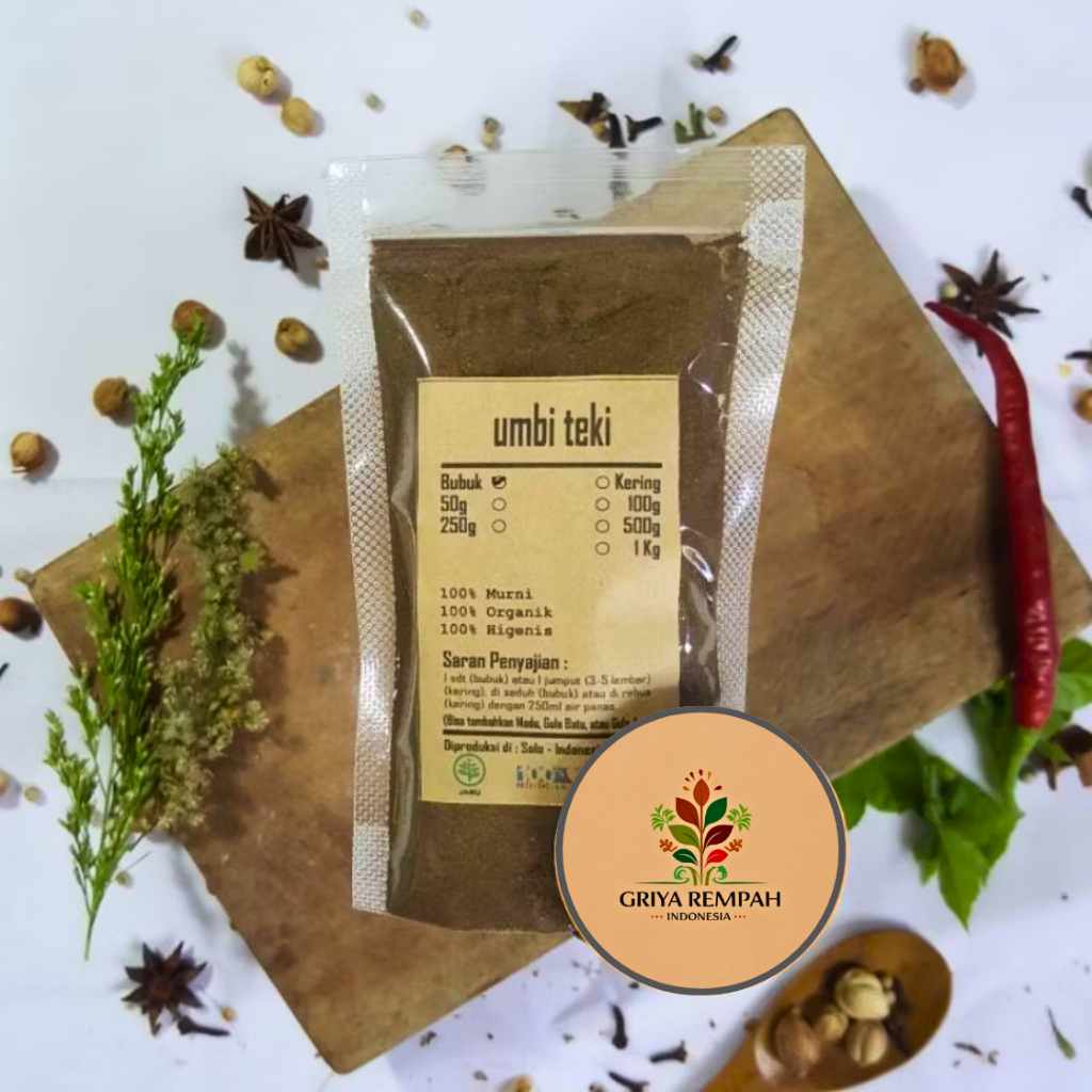 

UMBI RUMPUT TEKI BUBUK 250 GRAM Premium – Ramuan Rempah Herbal Kering Alami untuk Kesehatan & Kecantikan Jamu Tradisional Suket Simplisia Cyperus rotundus