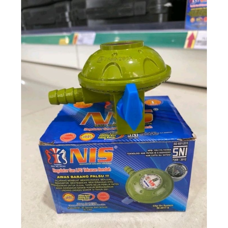 NIS Regulator Gas LPG Tekanan Rendah