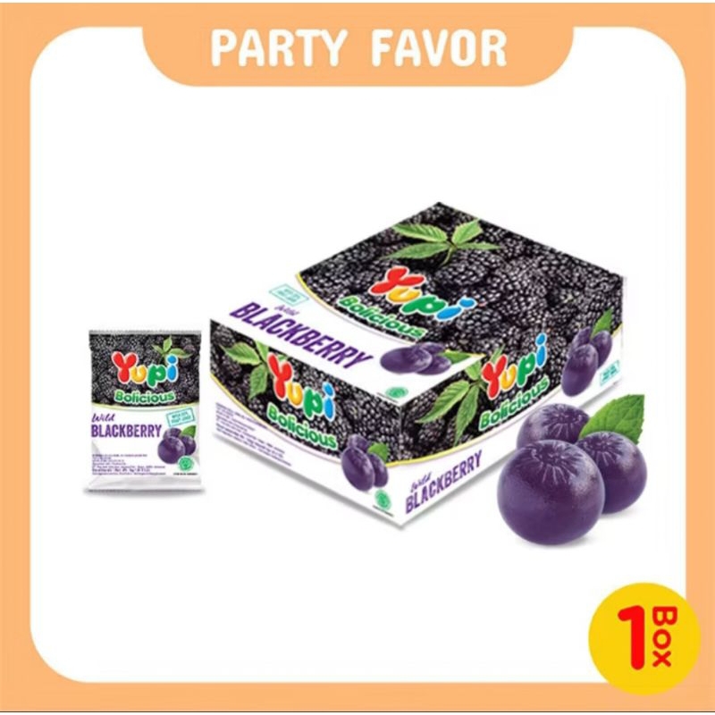 

Yupi Bolicious Wild Blackberry Jelly Candy 1 Box