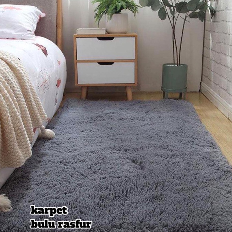 Hot Item KARPET BULU RASFUR SAJADAH BULU RASFUR BANTAL SOFA BULU RASFUR