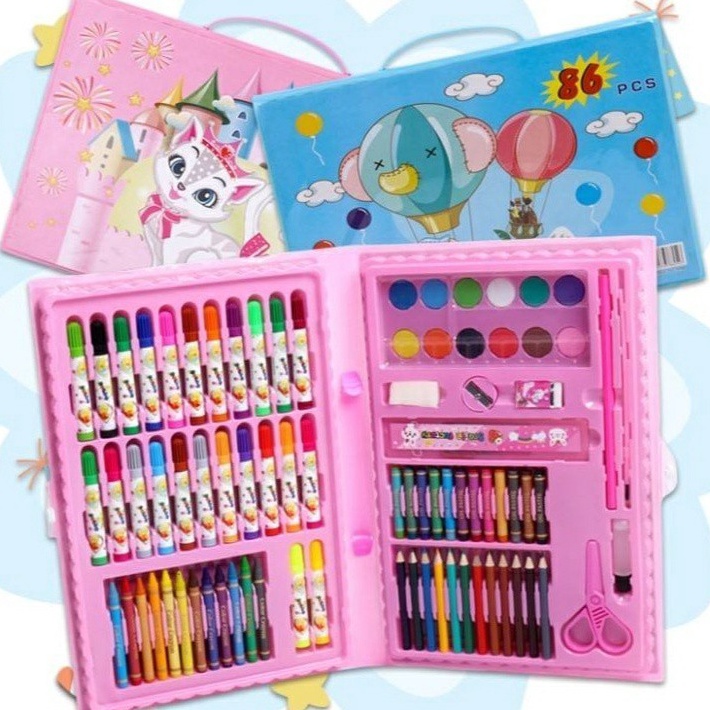 

Kejar Kejutan Crayon Set 68pcs Krayon Mewarnai Anak 68pcs