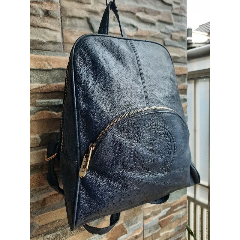 Ransel Navy SSAMZIE - TAS PRELOVED BRANDED ORIGINAL