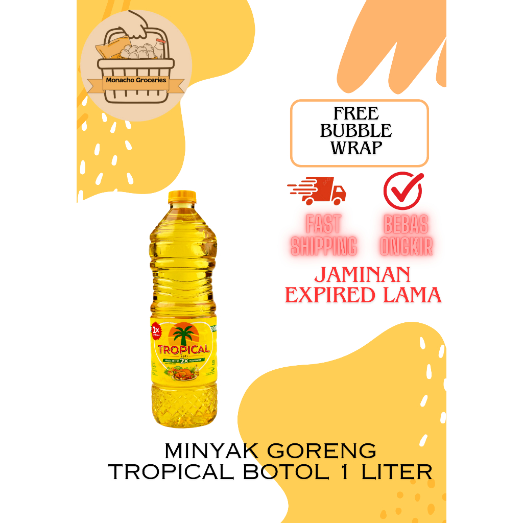 

MINYAK GORENG TROPICAL BOTOL 1 LITER