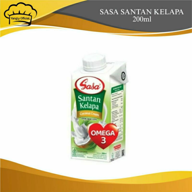 

SASA Santan Kelapa Cair / Sasa Santan 200ml / Santan Cair Praktis