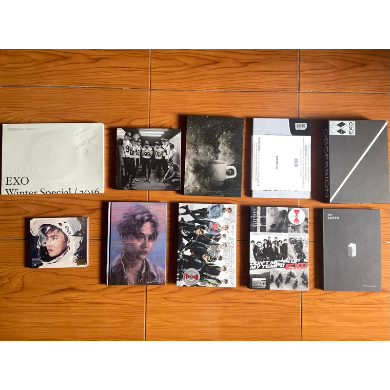 [FREE POSTCARD]ALBUM EXO UNIVERSE TEMPO LOTTO OBSESSION LOVE ME RIGHT FOR LIFE