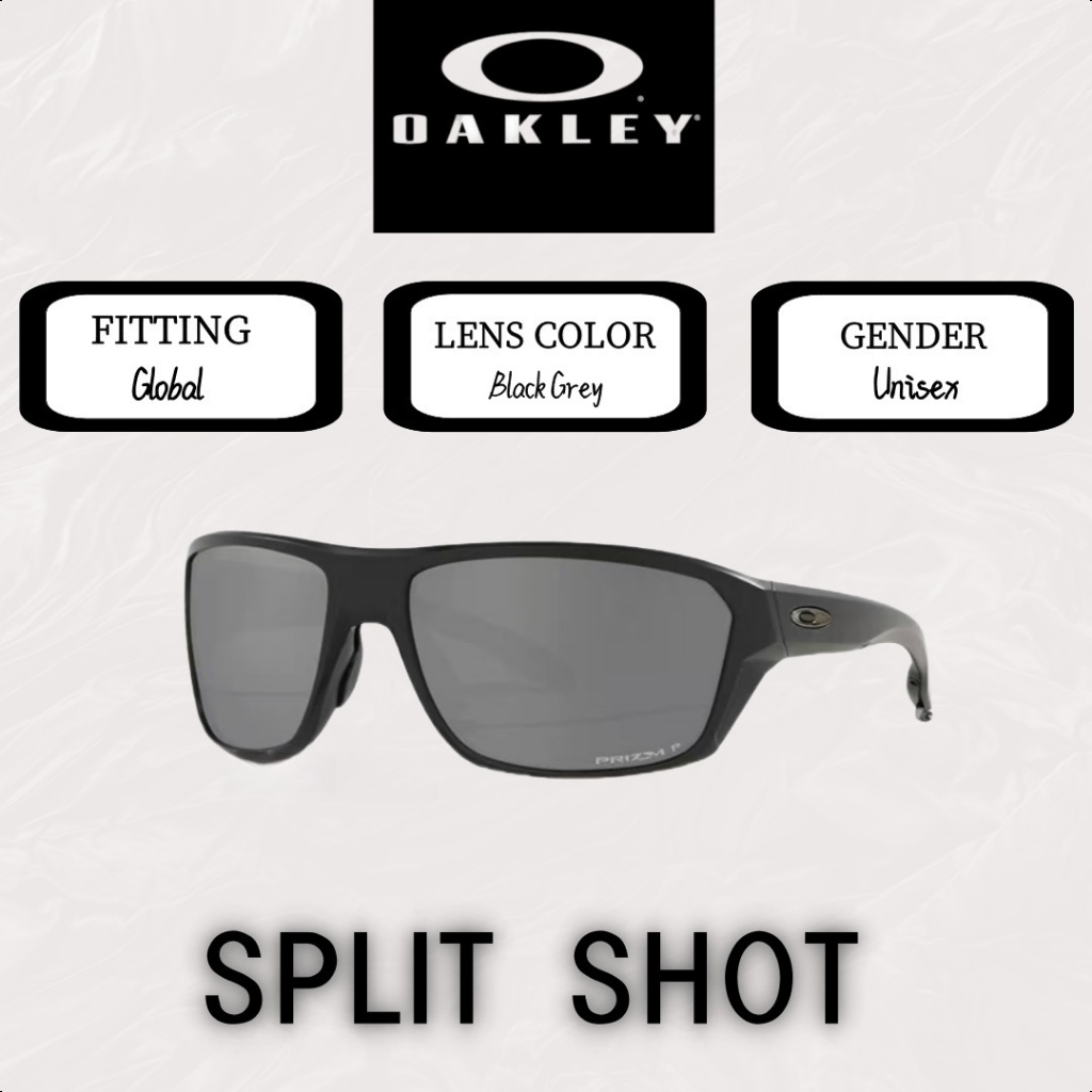 【100% ORI】Oakley Original Sunglasses Split Shot OO9416 Kacamata Hitam Pria/Wanita Kacamata Hitam