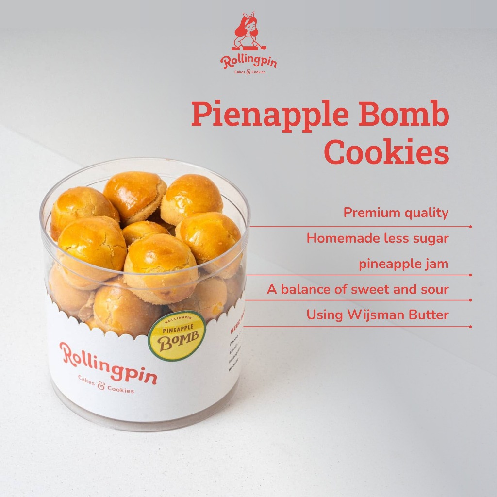 

Pineapple Bomb Cookies - Rollingpin Cakes & Cookies®