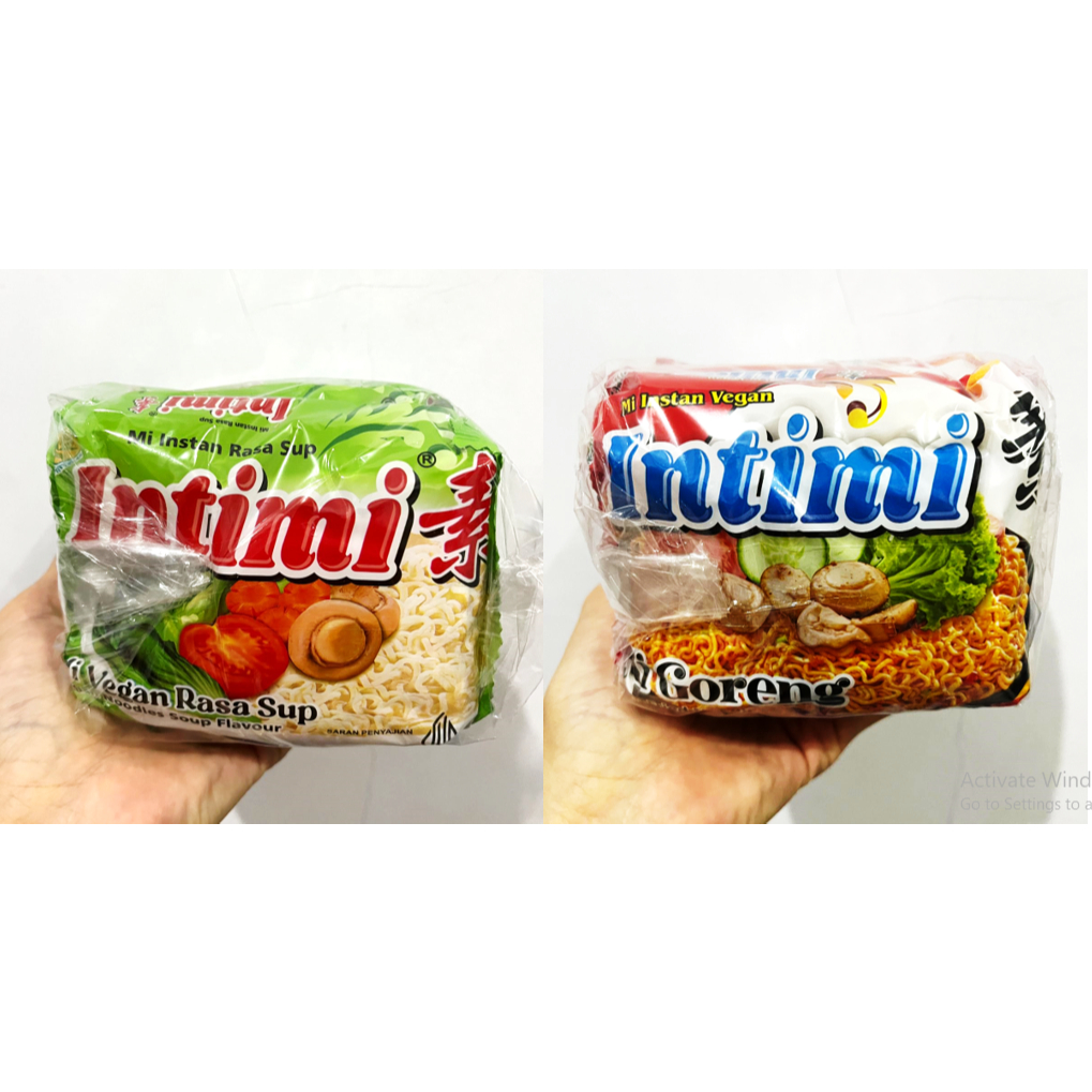 

Intimie Mie Instant Vegan Goreng / Sup DUS Vegetarian