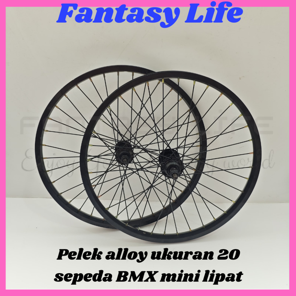 Fantasy Pelek jadi ukuran 20 murni Velg Alloy single wall murah sepeda BMX mini lipat minion SEPASAN