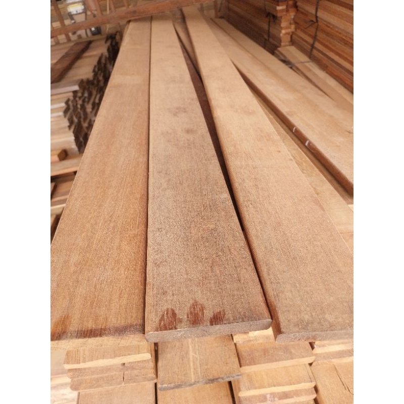 Lis/Stik kayu Ulin Kalimantan lebar 8 cm