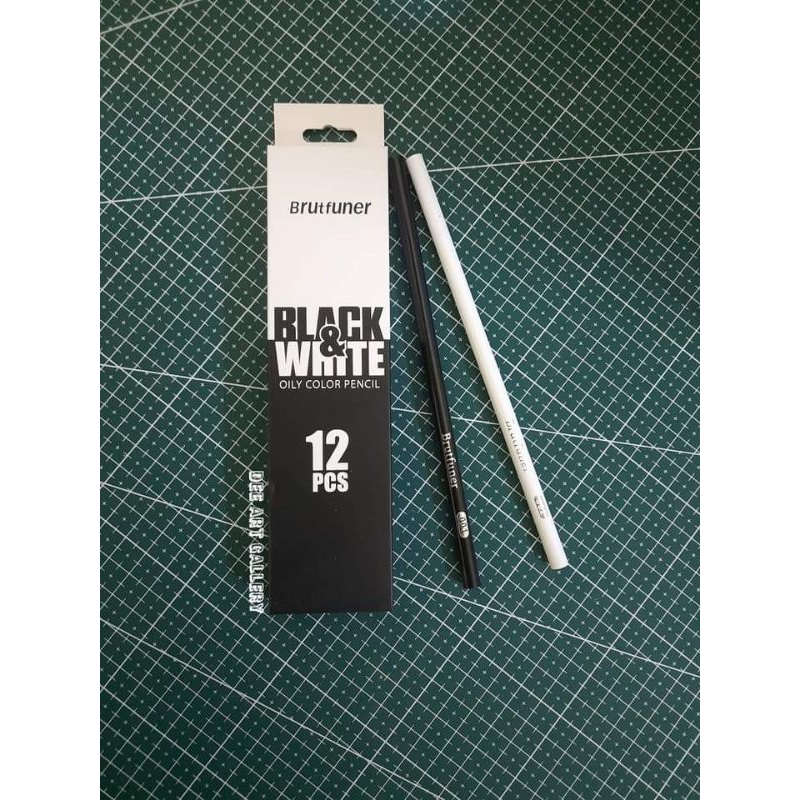 

Brutfuner Black and White Oily Pencil Color