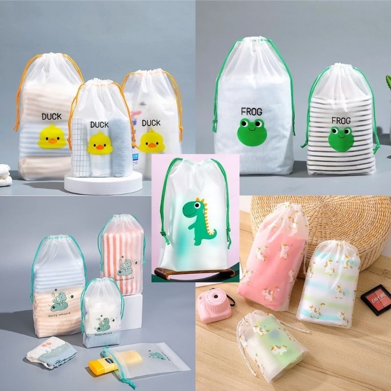 (UKURAN 20X30) traveling pouch organizer bag serbaguna 20x30