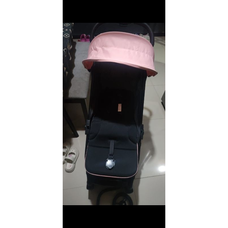 stroller chocolate autofold pink