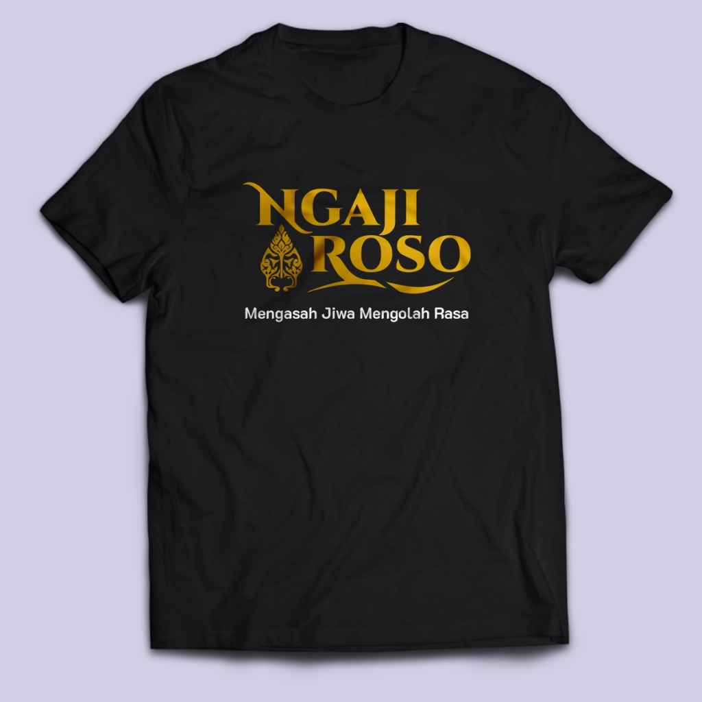 Kaos Distro Pria NGAJI ROSO Dewasa Baju Atasan Unisex