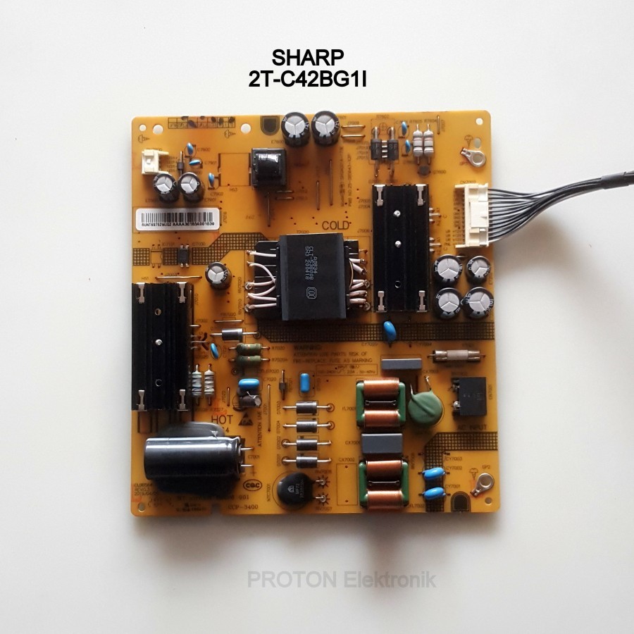 PSU LED TV Sharp Aquos 2T-C42BG1I 2T-C42BG11 2T C42BG1I C42BG11 Mesin Power Supply LCD SHG4001A-173E
