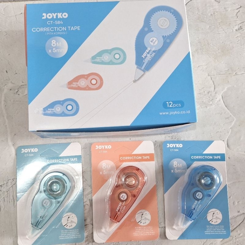 

Ay00! ( 12 Pcs ) Tipex Roll Joyko CT-584 8meter