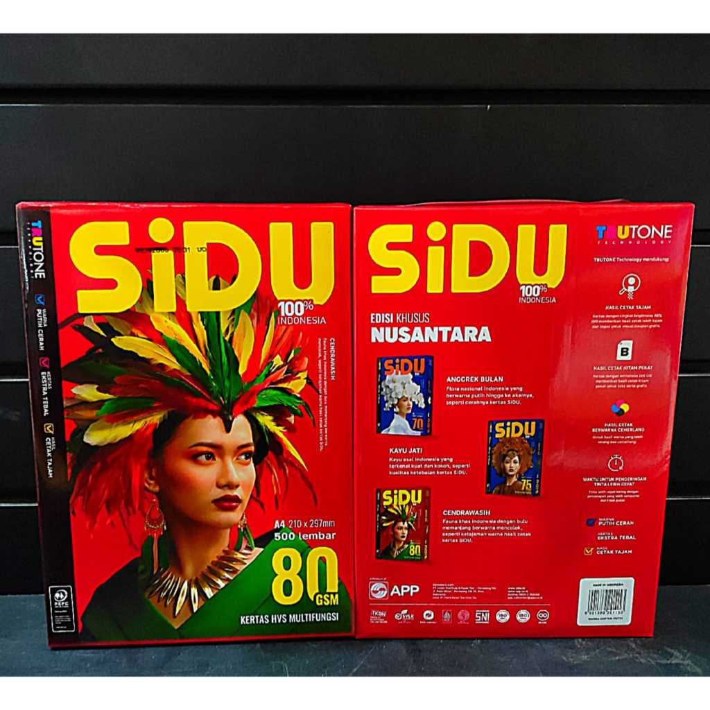 

KERTAS HVS SIDU 80 GRAM A4