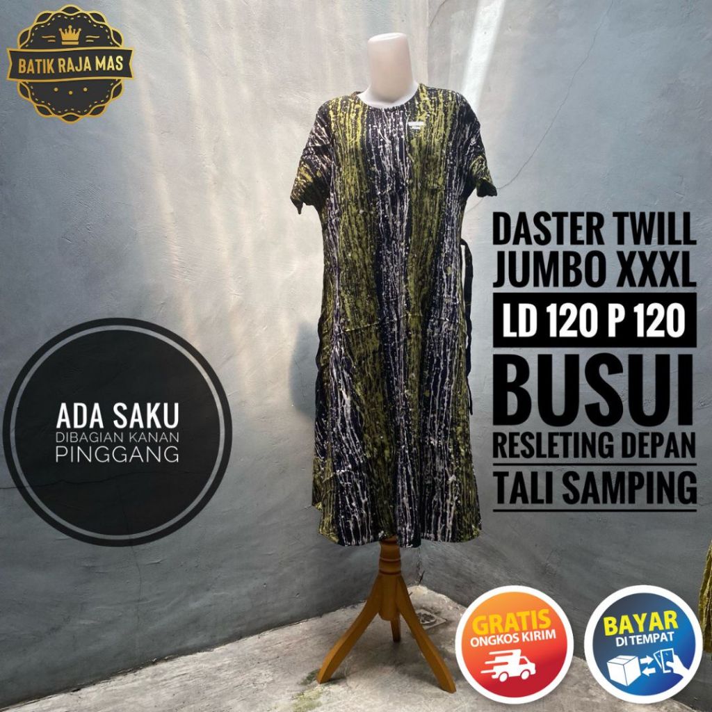 Baju Daster Tidur Rumahan Wanita Ibu Ibu Dewasa Jumbo Kekinian Terbaru Lengan Pendek Twill Ori Pekal