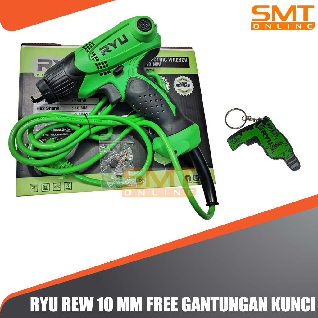 IMPACT WRENCH RYU REW 10 ALAT BUKA BAUT ELEKTRIK LISTRIK RYU