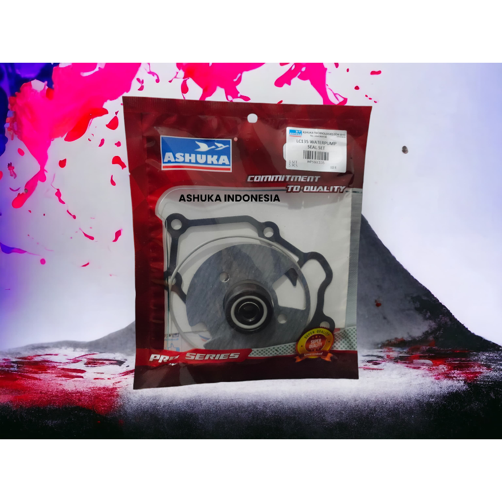 SEAL WATER PUMP SET RACING ASHUKA MX 135 VIXION OLD