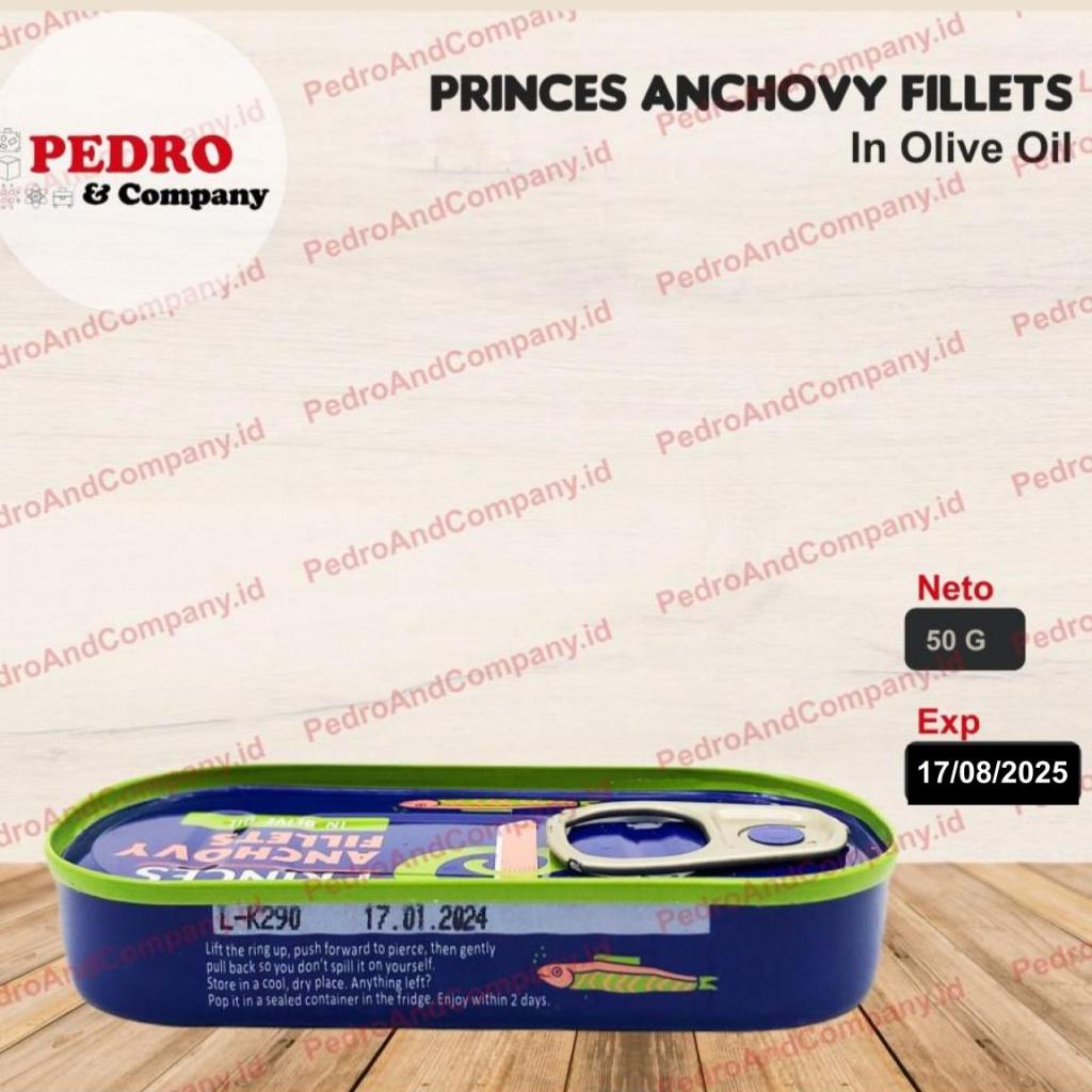 

QH Princes - Anchovy Fillets in Olive Oil/ Ikan Teri Dalam Minyak (50 Gr)