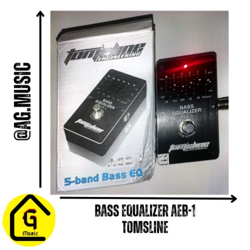 TOMSLINE BASS EQUALIZER AEB-1 MADE IN CHINNA (5-BAND BASS EQ) SECOND