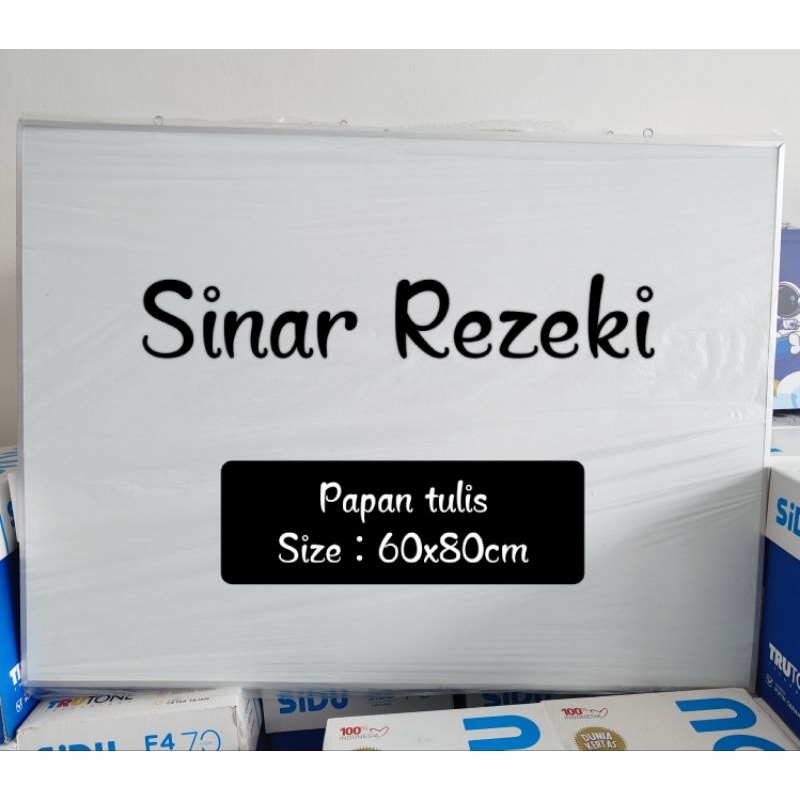 

1 buah!!60x80cm!!Papan tulis whiteboard white board/papan tulis putih