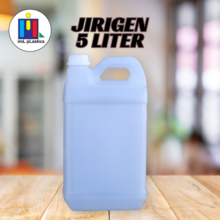 Jerigen 5 liter botol Putih - 1 pcs