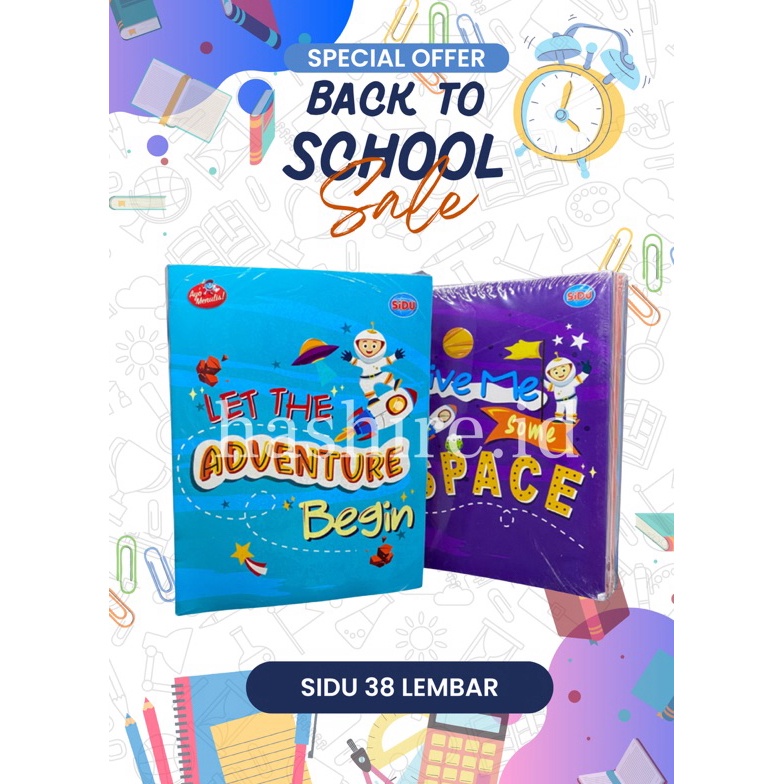 

KODE MZQWF 1pcs Buku Tulis SIDU 38 Lembar 1pack Buku Tulis SIDU 38 Lembar