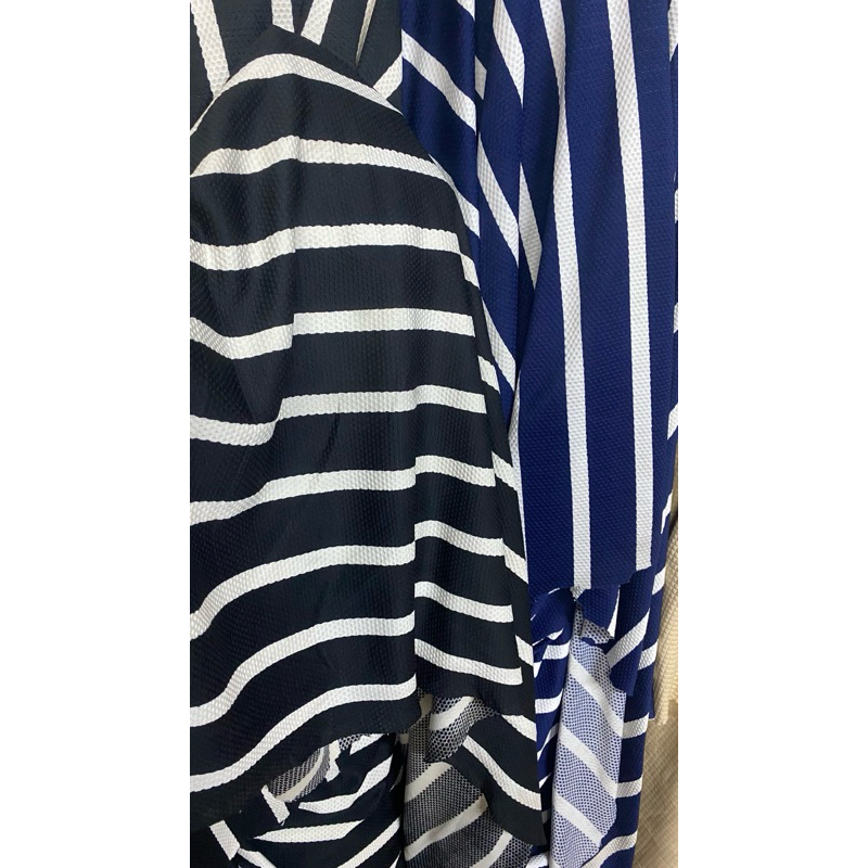 kain wafel knit salur strect